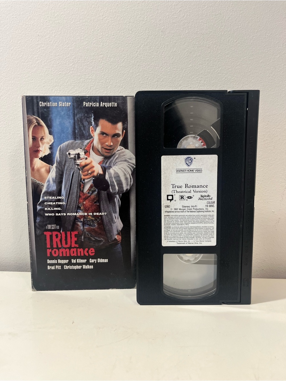 True Romance VHS Tape with Sleeve 1993